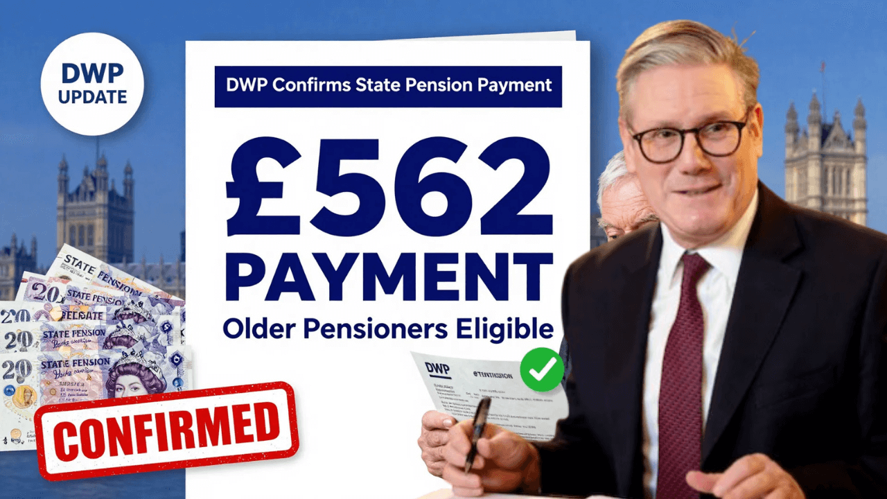 DWP Confirms £562 State Pension Payment for Older Pensioners