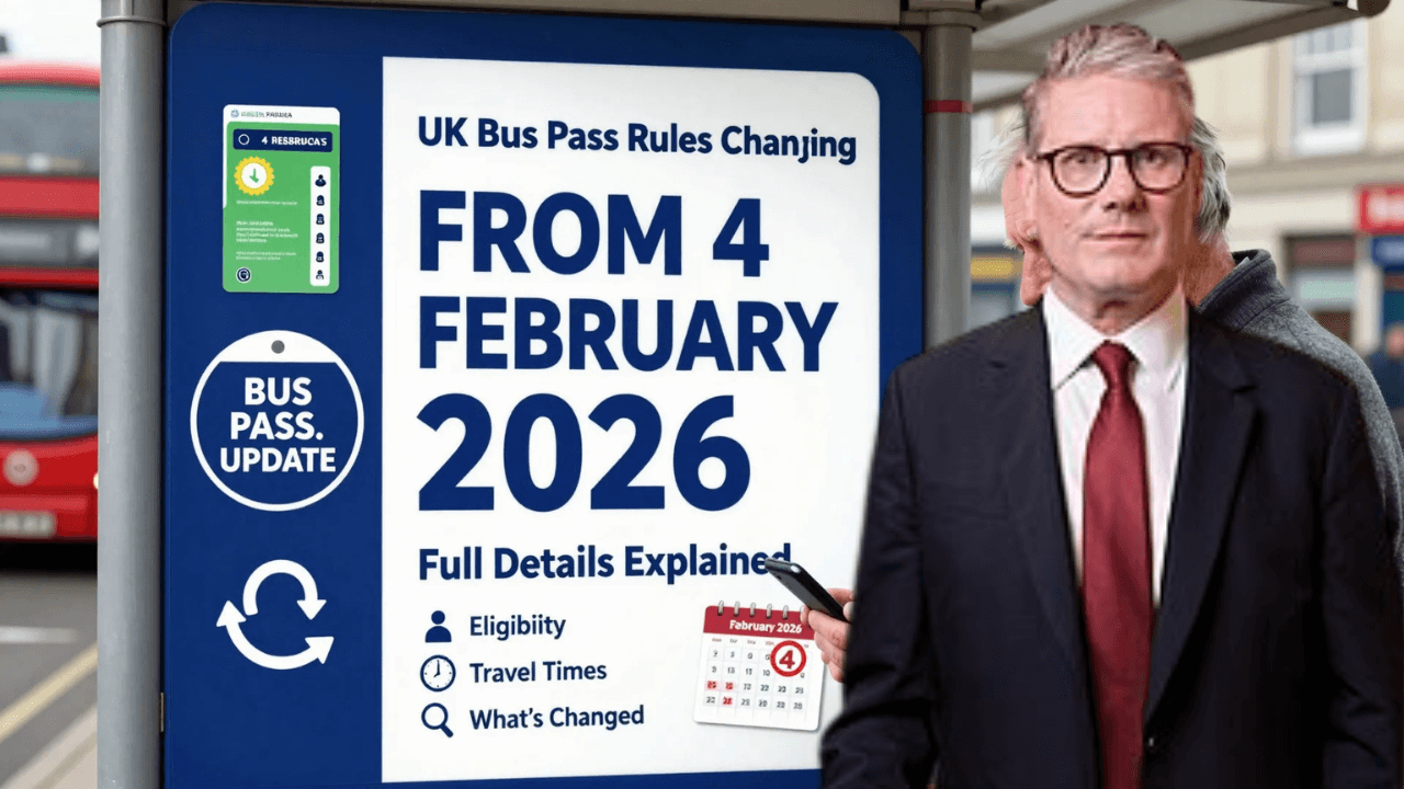 UK Bus Pass Rules Change from 4 February 2026 – Full Details Explained