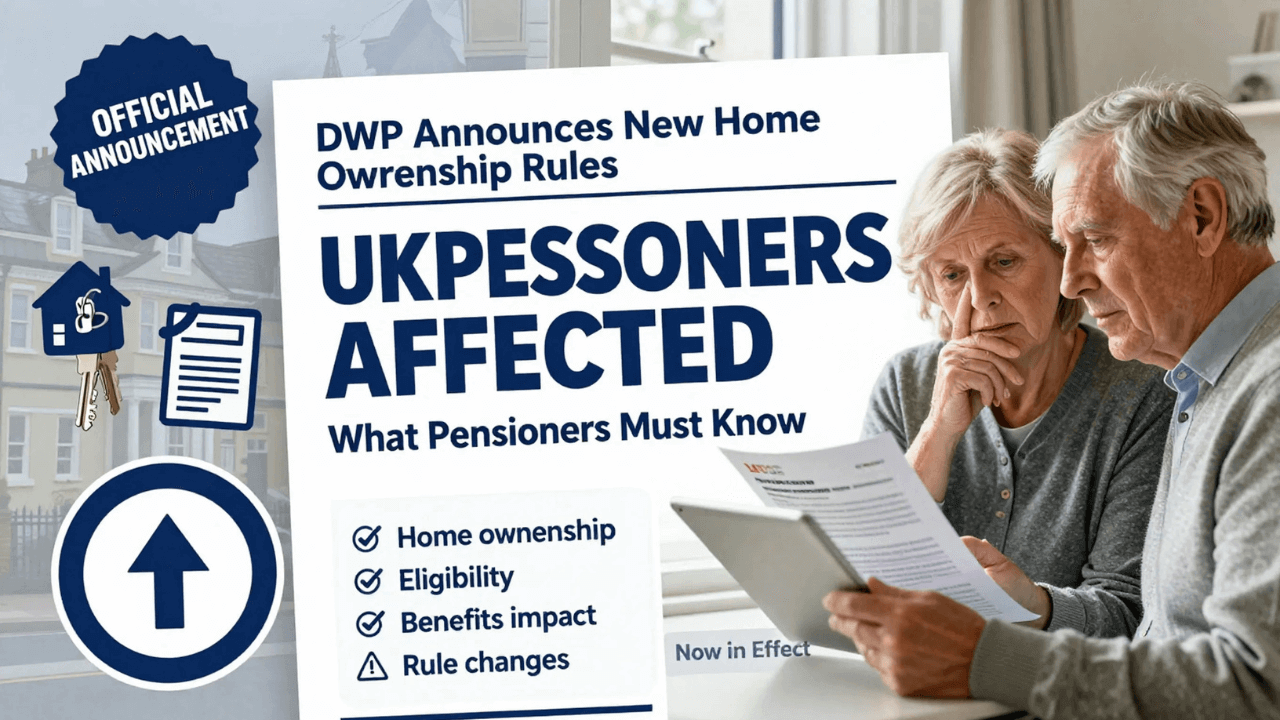 DWP Announces New Home Ownership Rules for UK Pensioners