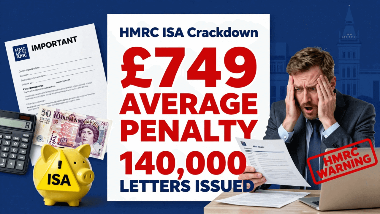 HMRC Crackdown on ISA Savers: 140,000 Letters Issued With £749 Average Penalty