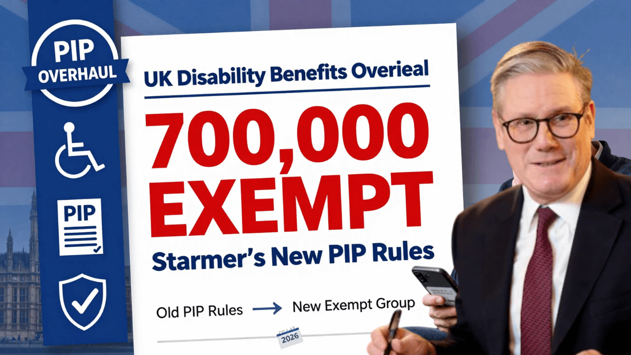 UK Disability Benefits Overhaul: Starmer’s New PIP Rules to Exempt 700,000 People